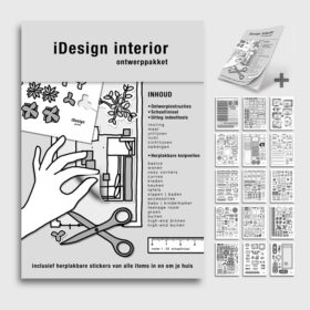 iDesign interior ontwerppakket met herplakbare schaalicoontjes